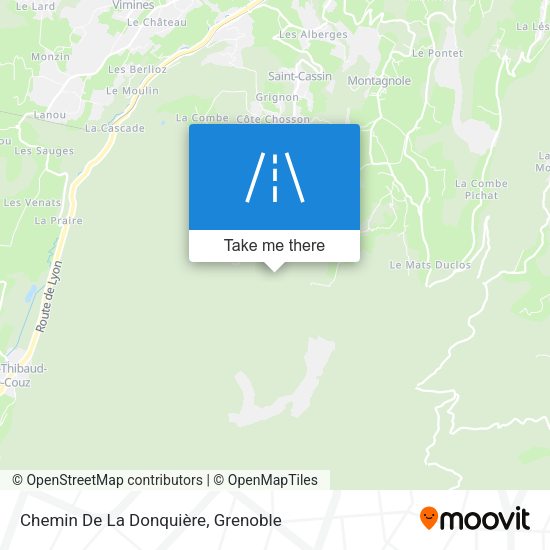 Chemin De La Donquière map