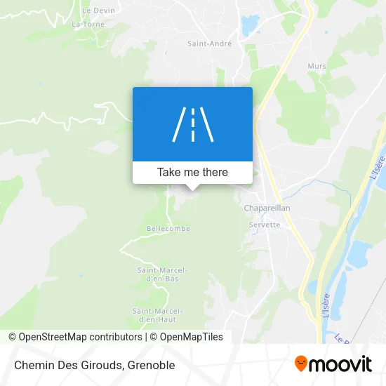 Chemin Des Girouds map