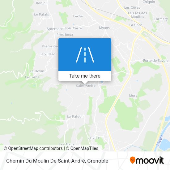 Chemin Du Moulin De Saint-André map