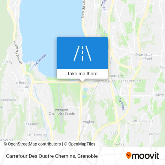 Carrefour Des Quatre Chemins map