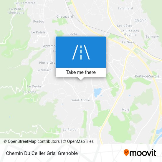 Chemin Du Cellier Gris map