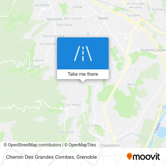 Chemin Des Grandes Combes map