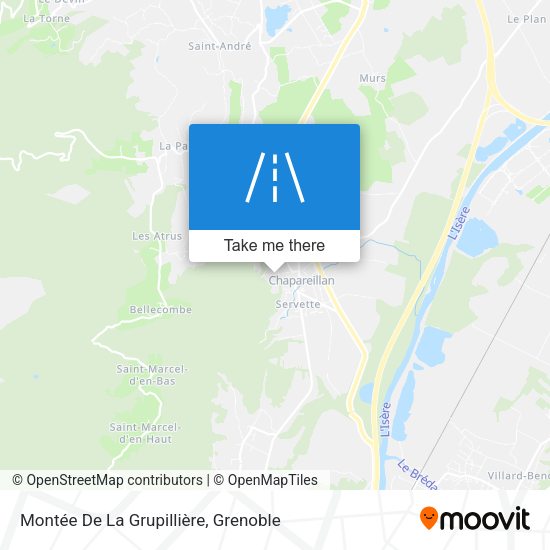 Montée De La Grupillière map