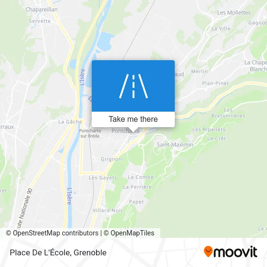 Place De L'École map