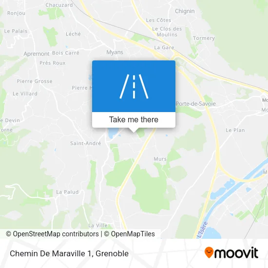 Chemin De Maraville 1 map