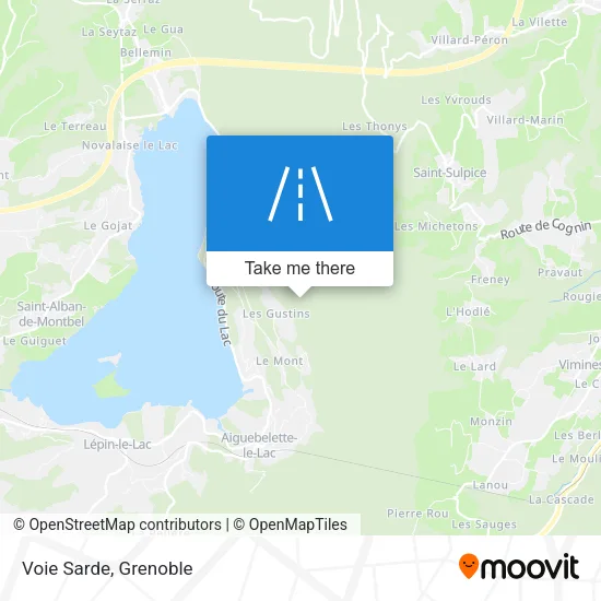Voie Sarde map