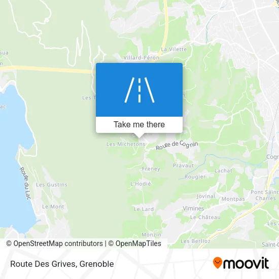 Route Des Grives map
