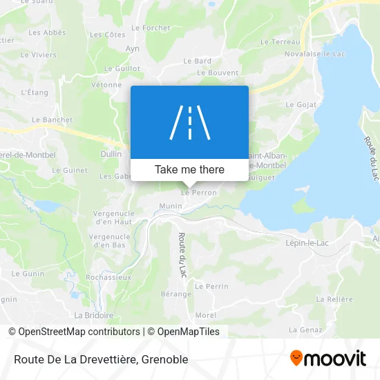 Route De La Drevettière map