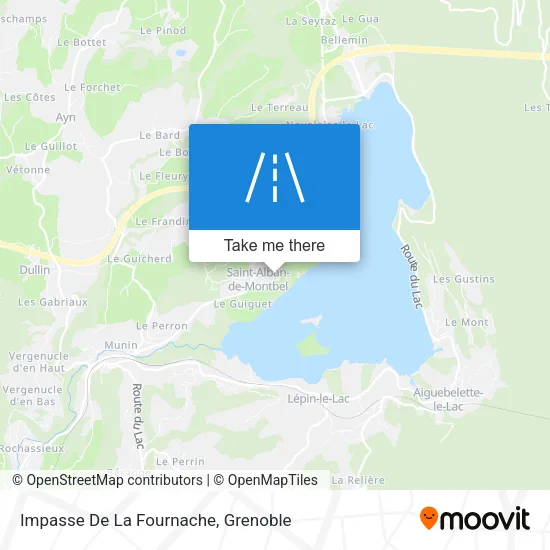 Impasse De La Fournache map