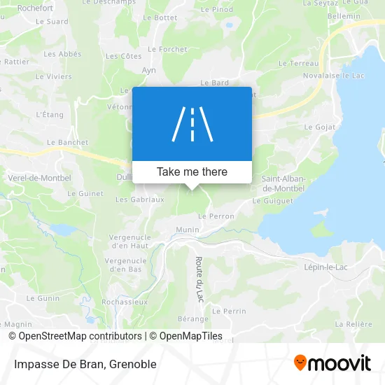 Impasse De Bran map