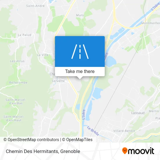 Chemin Des Hermitants map