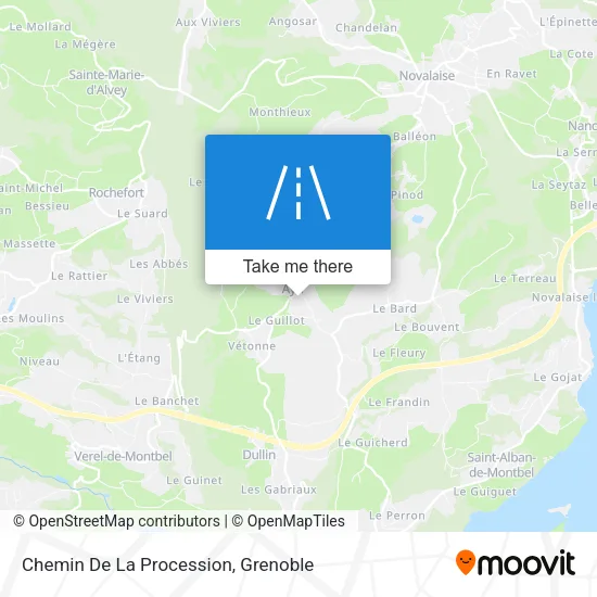 Chemin De La Procession map
