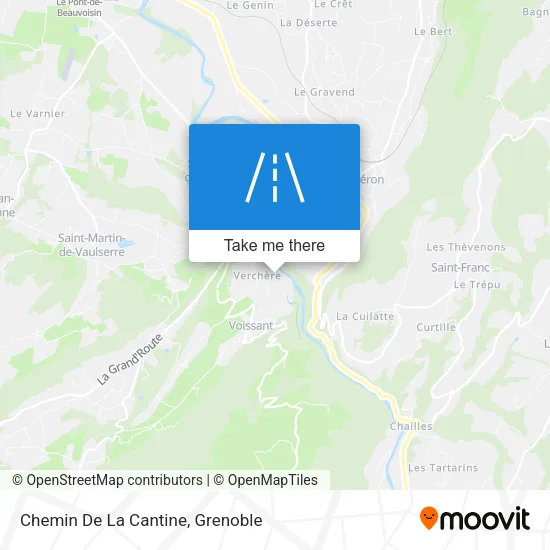 Chemin De La Cantine map
