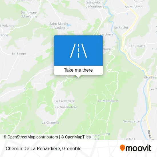 Chemin De La Renardière map