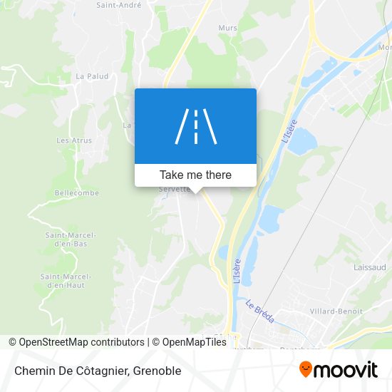 Chemin De Côtagnier map