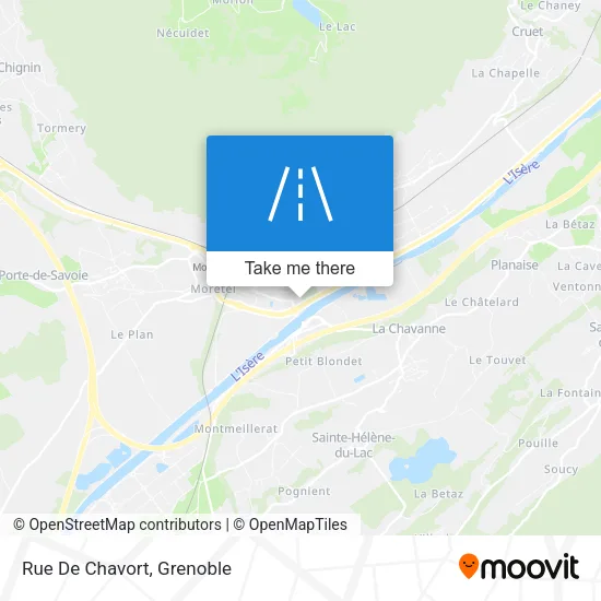 Rue De Chavort map