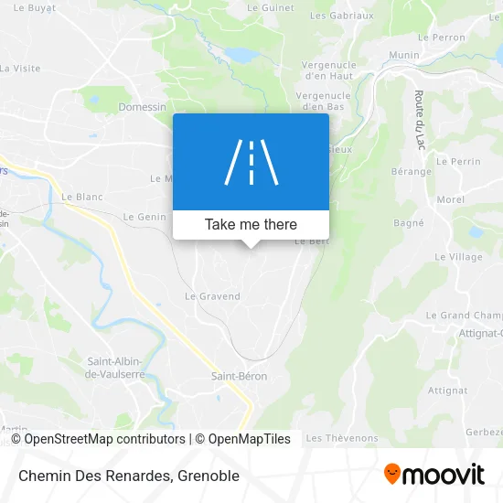 Chemin Des Renardes map
