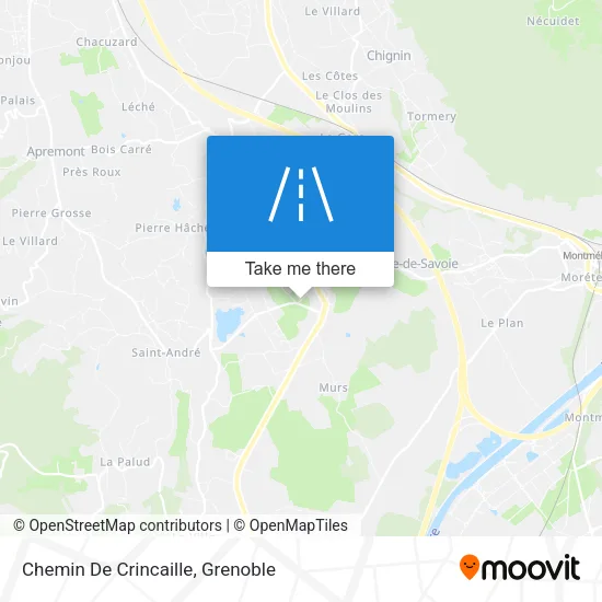 Chemin De Crincaille map
