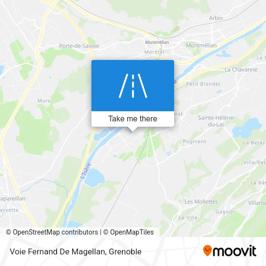 Voie Fernand De Magellan map