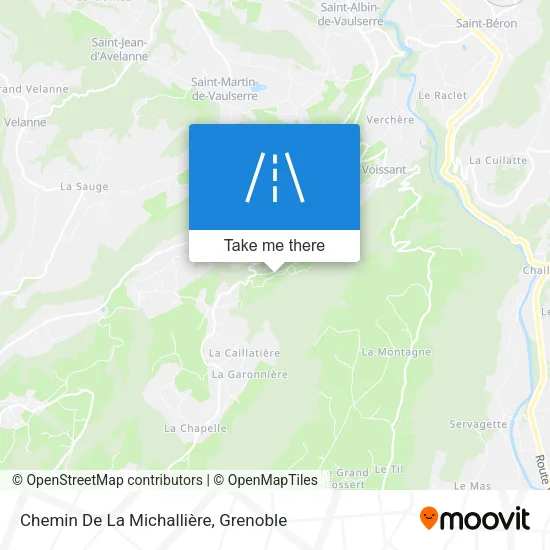 Chemin De La Michallière map
