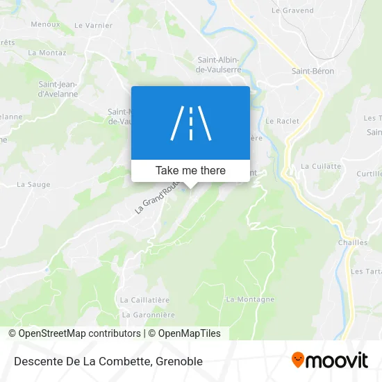 Descente De La Combette map