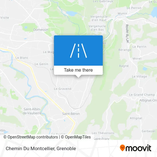 Chemin Du Montcellier map