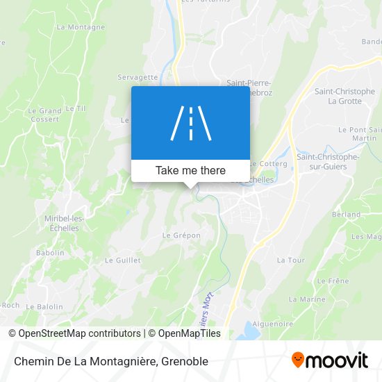 Chemin De La Montagnière map