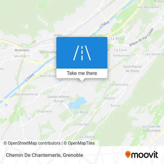 Chemin De Chantemerle map