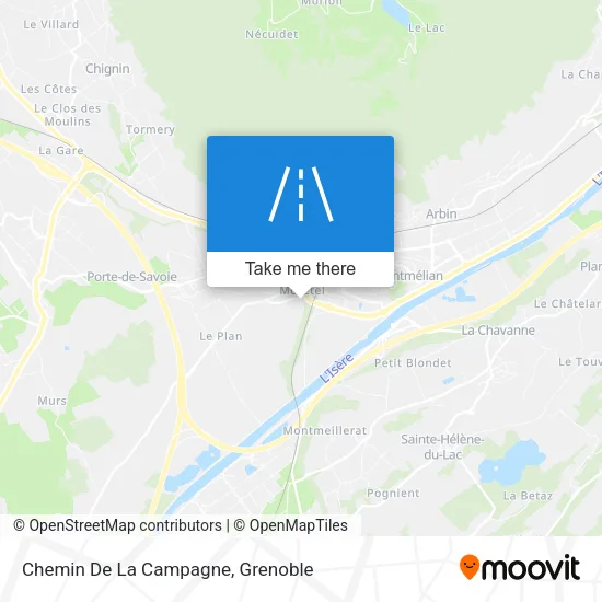 Chemin De La Campagne map