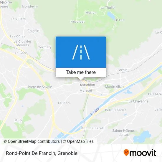 Rond-Point De Francin map
