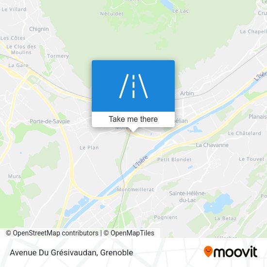 Avenue Du Grésivaudan map