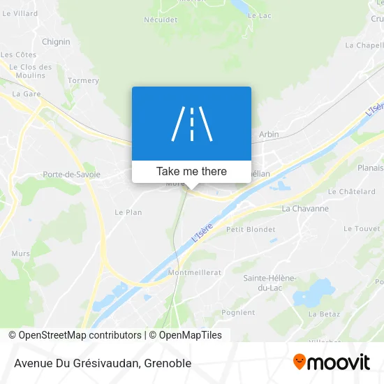 Avenue Du Grésivaudan map