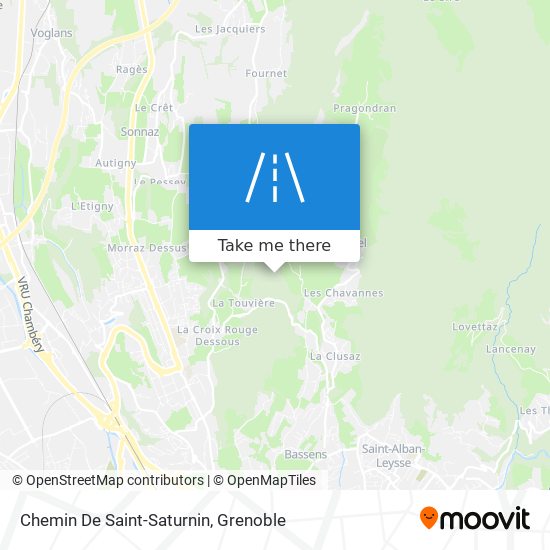 Chemin De Saint-Saturnin map