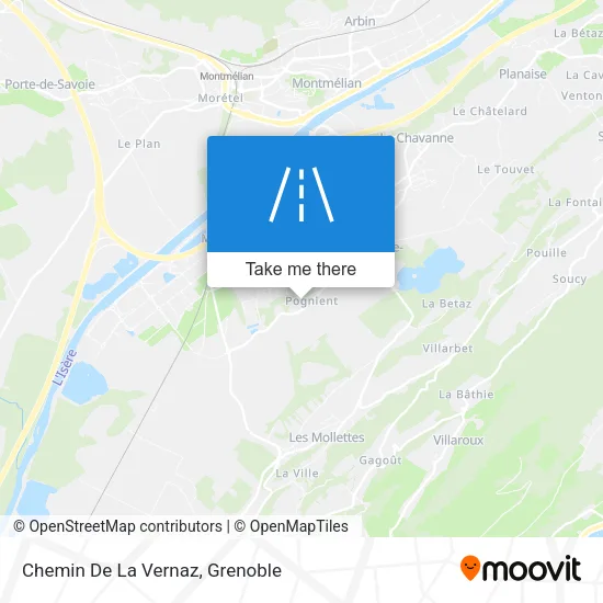 Chemin De La Vernaz map