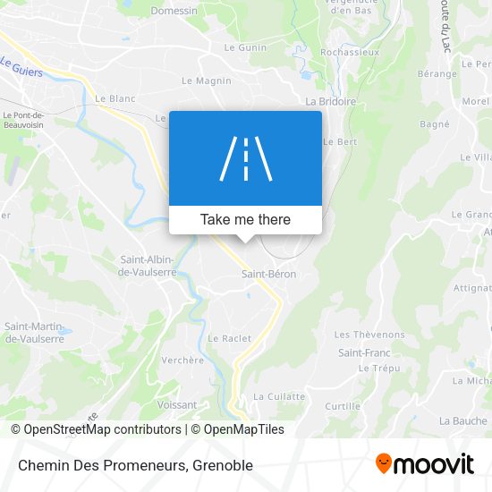 Chemin Des Promeneurs map