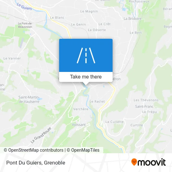 Pont Du Guiers map