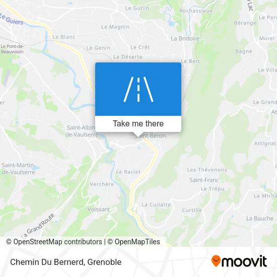 Chemin Du Bernerd map