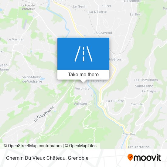 Chemin Du Vieux Château map