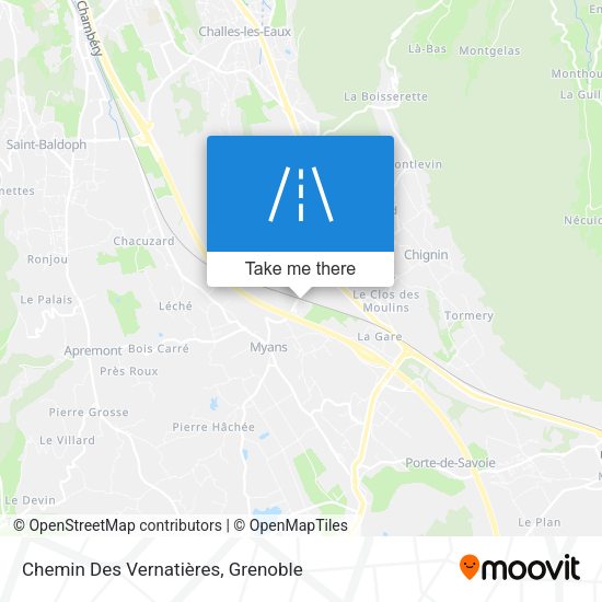 Chemin Des Vernatières map
