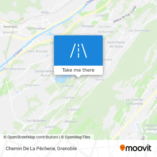 Chemin De La Pêcherie map