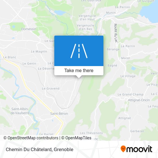 Chemin Du Châtelard map