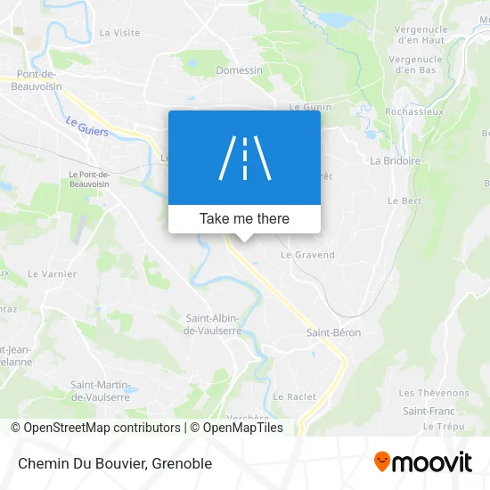 Chemin Du Bouvier map