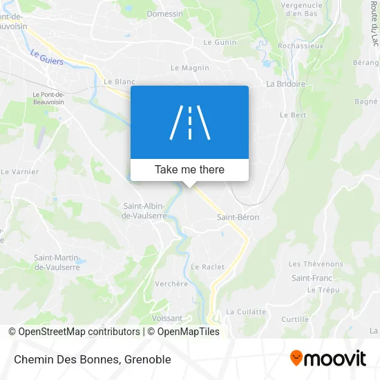 Chemin Des Bonnes map