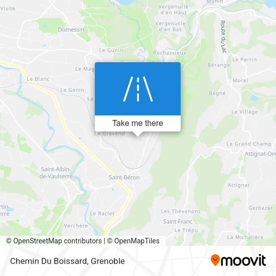 Chemin Du Boissard map