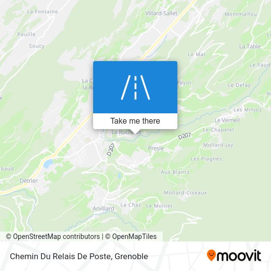 Chemin Du Relais De Poste map