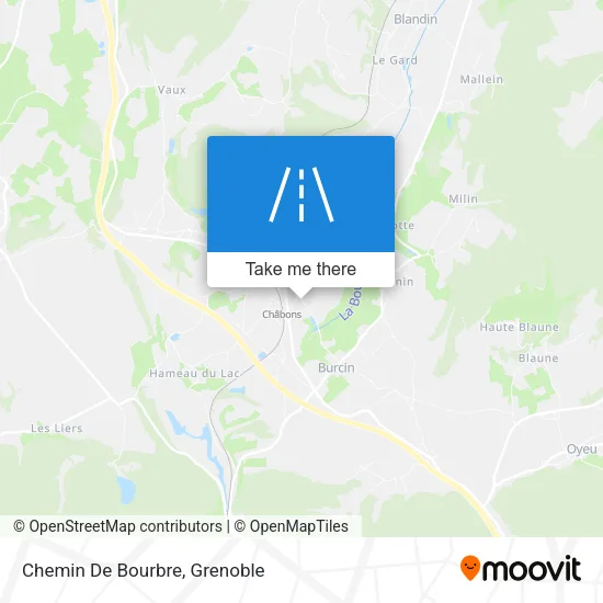 Chemin De Bourbre map