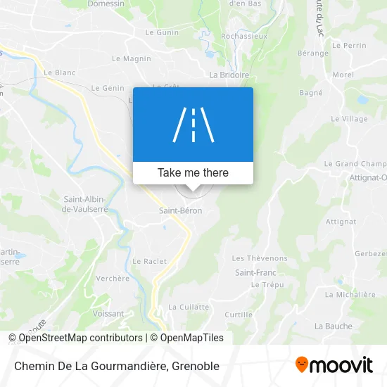Chemin De La Gourmandière map