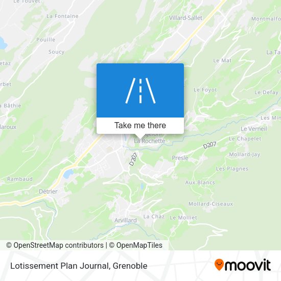 Lotissement Plan Journal map