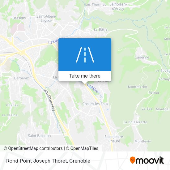 Rond-Point Joseph Thoret map