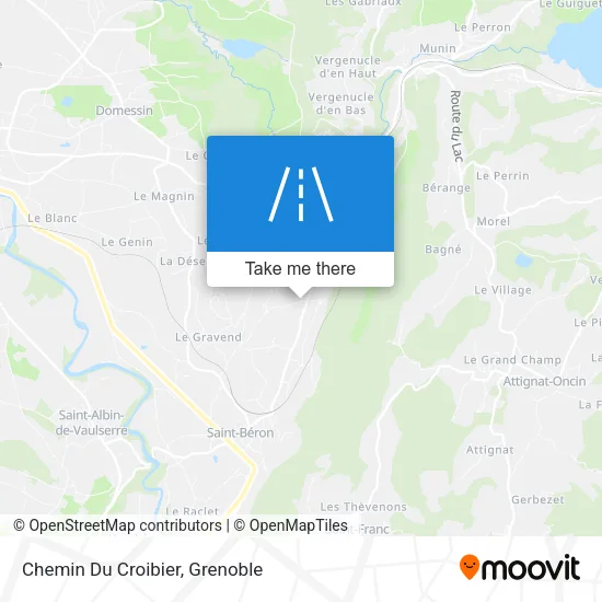 Chemin Du Croibier map